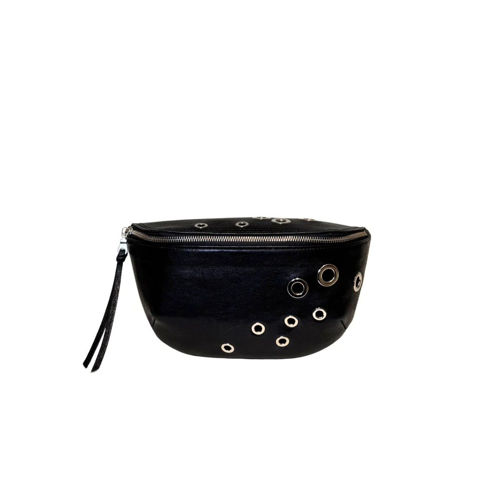FANNY BELT BAG BLACK & SILVER