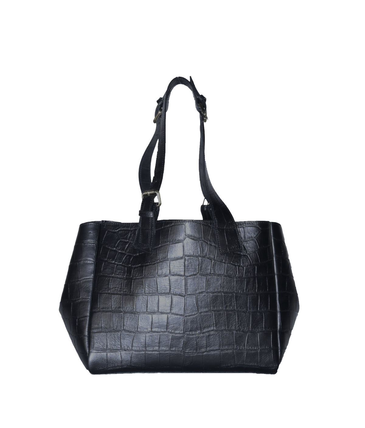 ASIA CROCO-PRINT BLACK