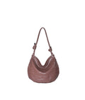 MADDIE CROCO-PRINT CHOCOLATE