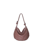 MADDIE CROCO-PRINT CHOCOLATE