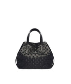 LUCIA SMALL STUDDED BLACK
