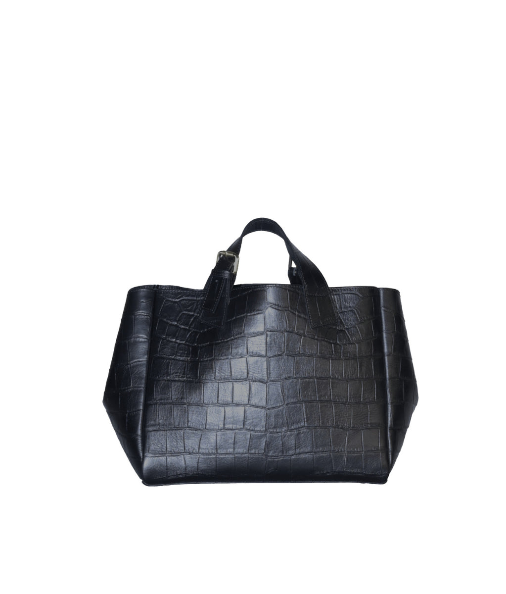 ASIA CROCO IMPRIMÉ NOIR