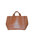 ASIA CROCO-PRINT COGNAC