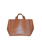 ASIA CROCO-PRINT COGNAC
