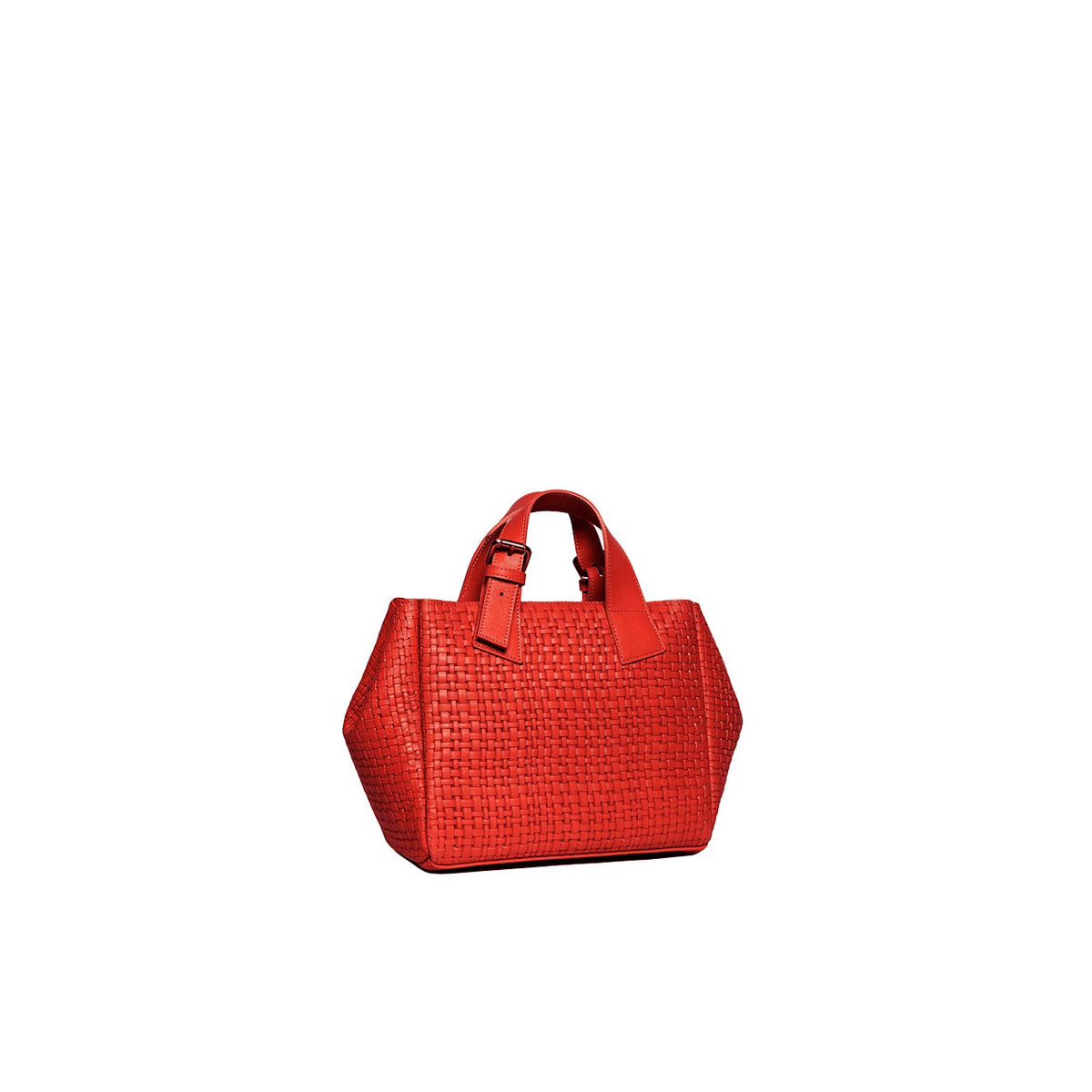 ASIA MID WOVEN EMBOSSED RED