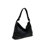 CONNIE EMBOSSED WOVEN BLACK